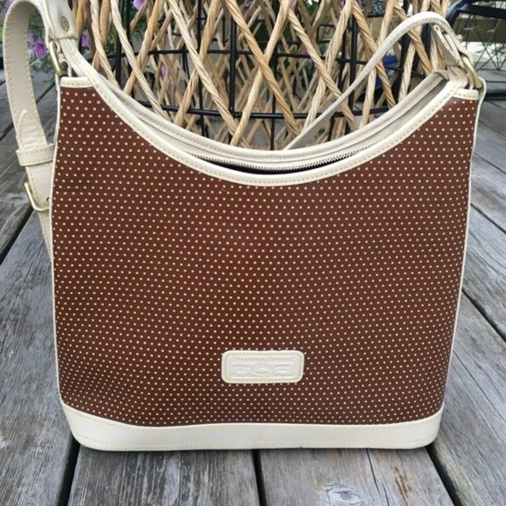 Dooney & Bourke Hobo Two Toned Brown and Tan Bag